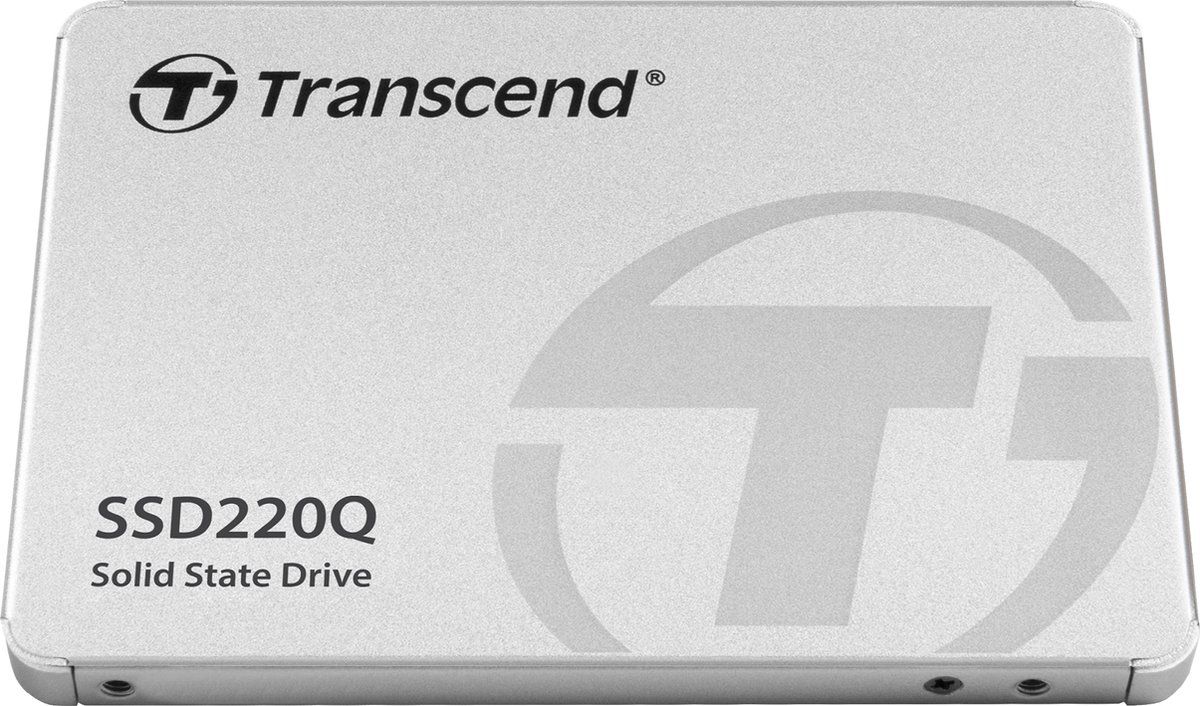 Transcend 500GB 2.5 SATA3 SSD Qlc 2.5 Metal Case No Bracket TS500GSSD220Q