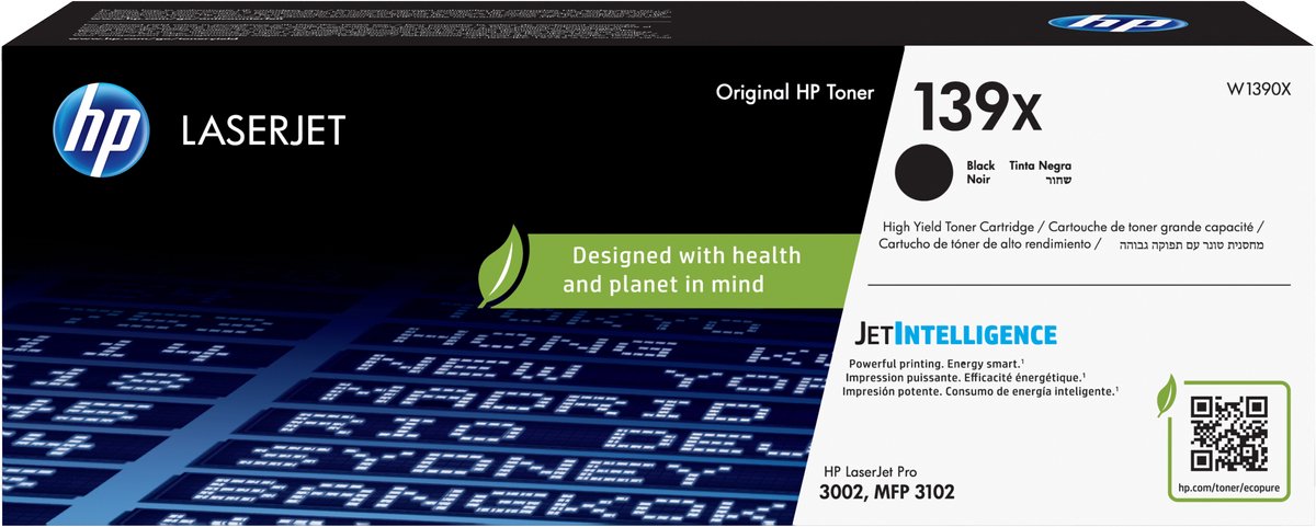 Hp Cartuccia Toner Nero Originale Laserjet 139X Ad Alta Capacità W1390X