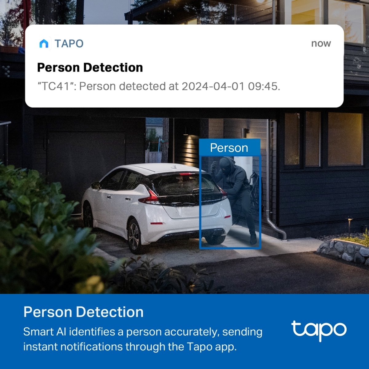 Tp-Link Outdoor Pantilt Secur Wifi Camer TC41