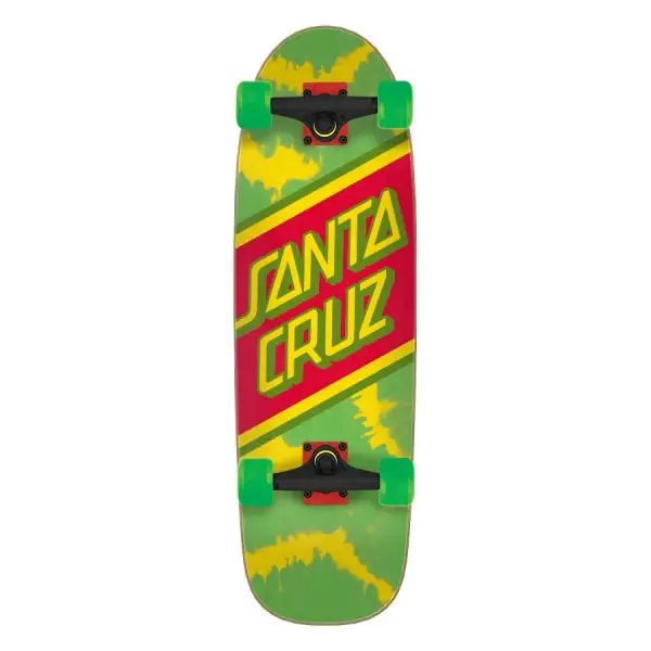 Cruiser Board Santa Cruz Street Komplett (8.79" - Rasta Tie Dye)