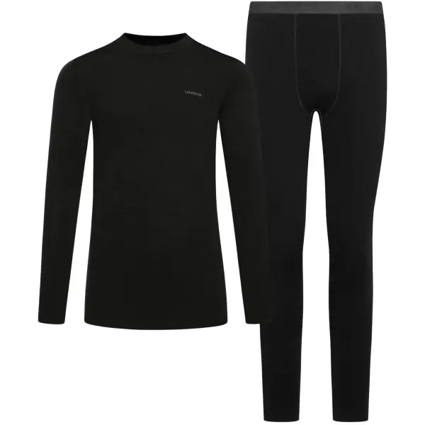Viking Mariboo Base Layer Herre Sæt (M - Black)
