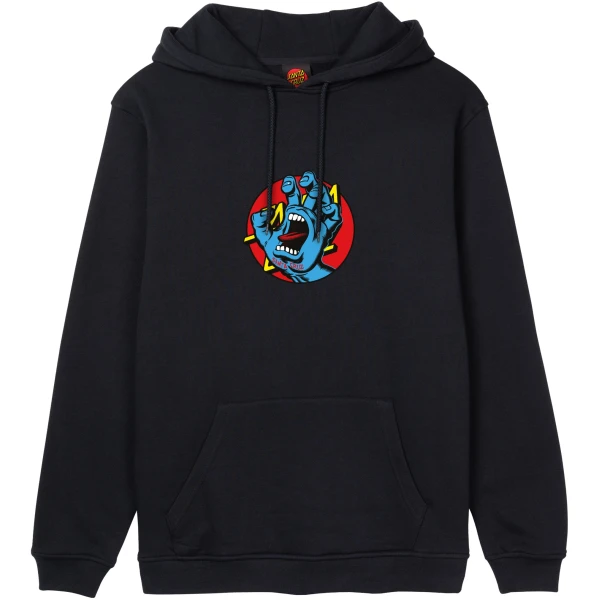 Hoodie Santa Cruz Hand Dot (M - Black)