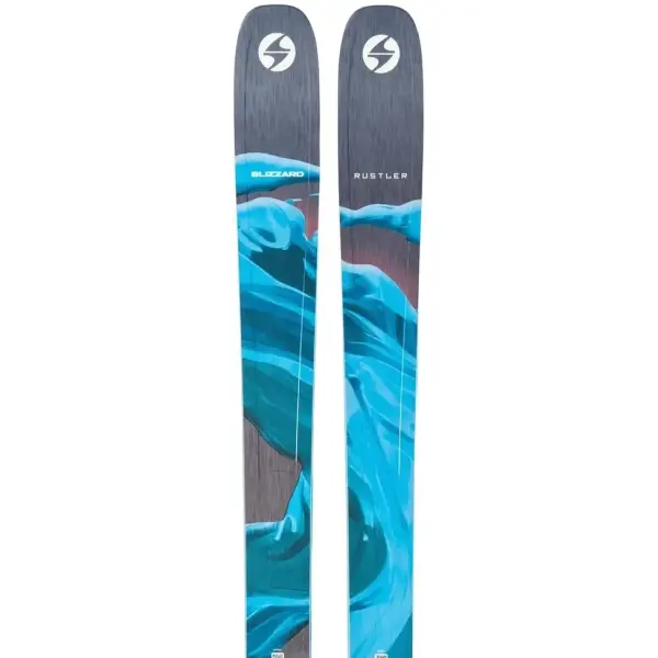 Freeride Skidor Blizzard Rustler 10 (186cm - Blå)