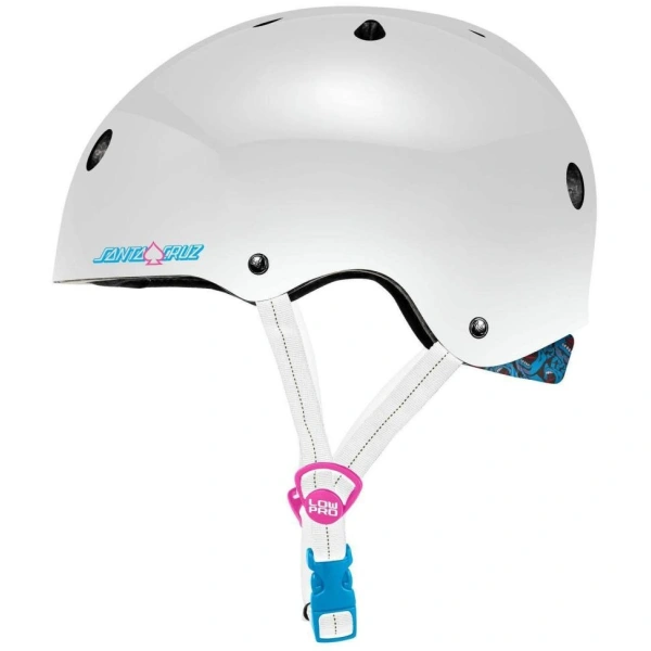 Skaterhjelm Pro-Tec X Santa Cruz Low Pro (L-XL - White Gloss)