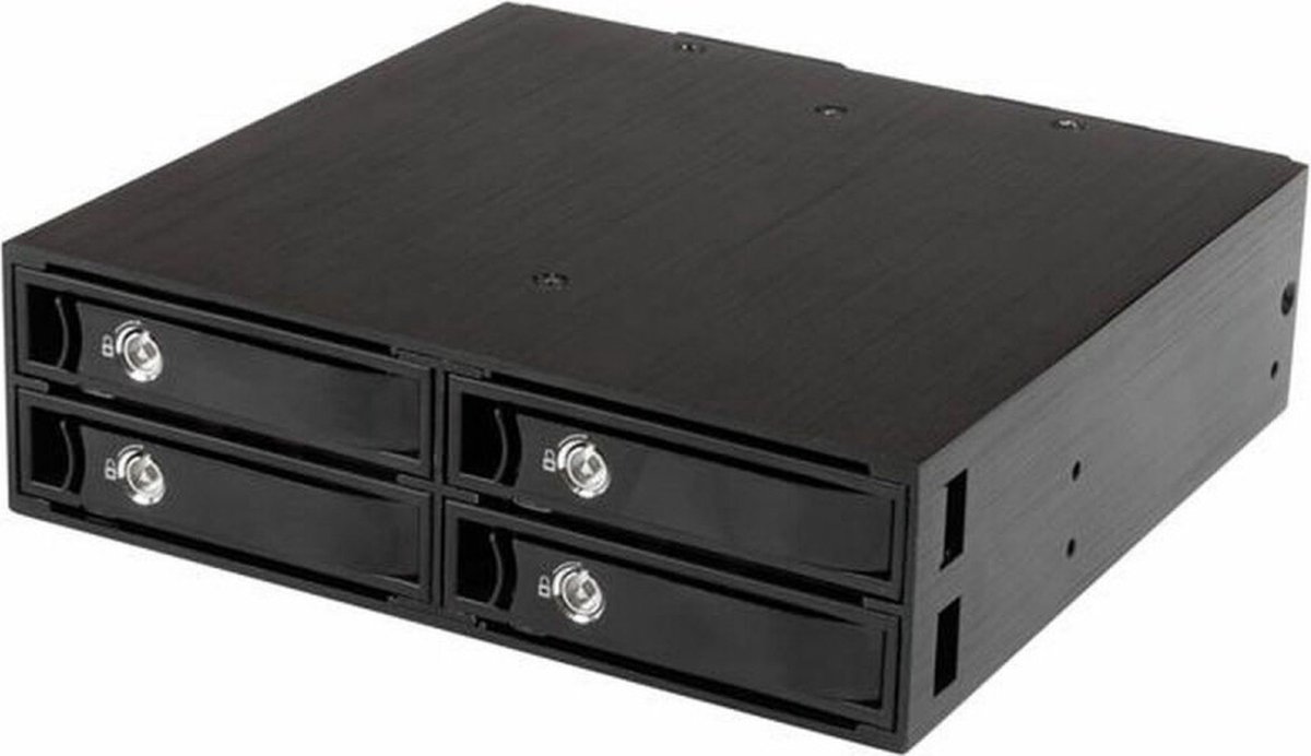 StarTech.com Backplane Rack Móvil 5,25 Pulgadas a 4 Unidades 2,5 SATA/SAS