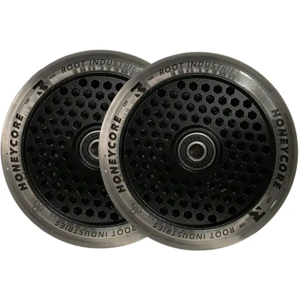 Trick Sparkcykel Hjul Root Honeycore Clear 120mm 2-Pack