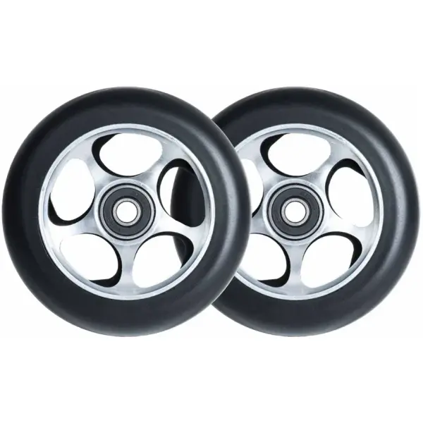 Trick Sparkcykel Hjul Root Re-Entry 2-Pack (100mm - Svart)