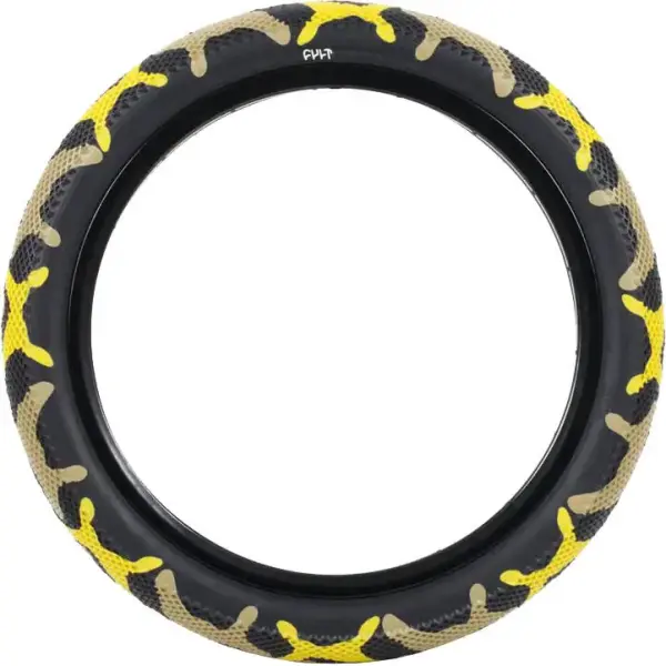 BMX Däck Cult x Vans Waffle 14" (2.2" - Yellow Camo)