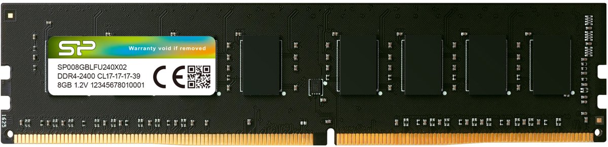 Silicon Power SP008GBLFU240X02 módulo de memoria 8 GB 1 x 8 GB DDR4 2400 MHz