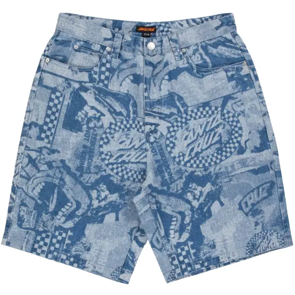 Shorts Santa Cruz Big (36 - Stonewash Collage)