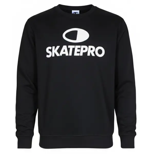 SkatePro Crew Neck (L - Sort)