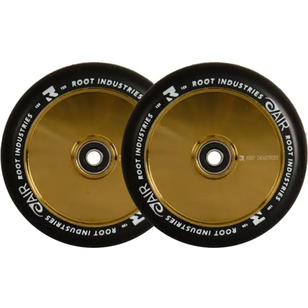 Hjul Til Løbehjul Root Air 120mm 2-pak (120mm - Gold Rush)