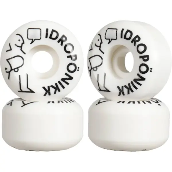 Skateboard Hjul Hydroponic Hykea 100A 4-Pak (54mm - Hvid)