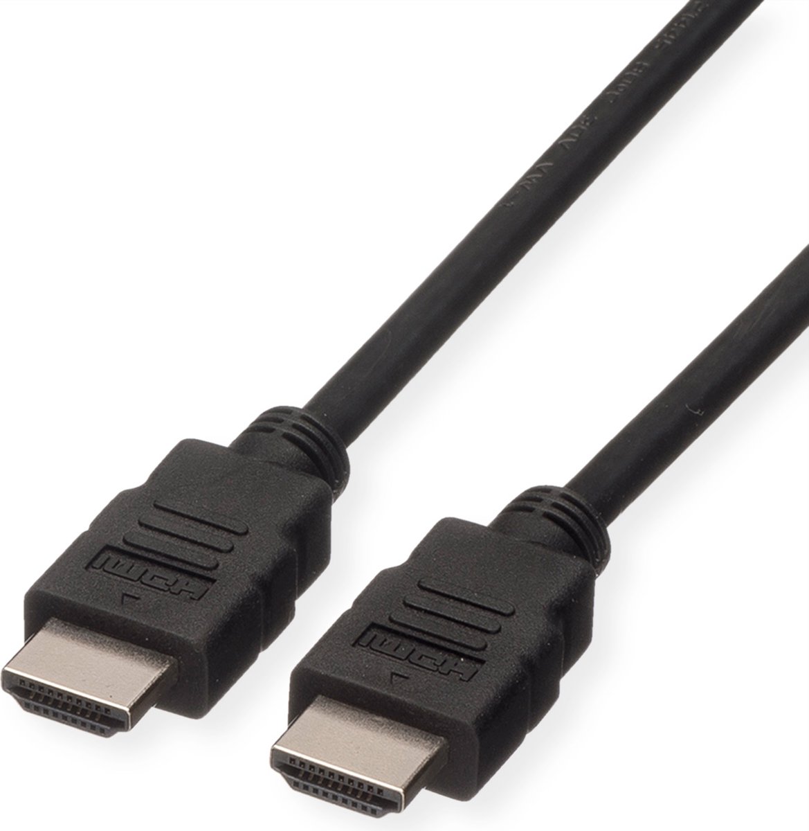 Roline Cable HDMI de alta velocidad con Ethernet, LSOH, negro, 7,5 m