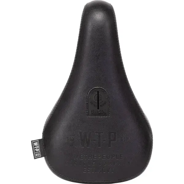 BMX Sadel Wethepeople Team Fat Pivotal (Black Leather)