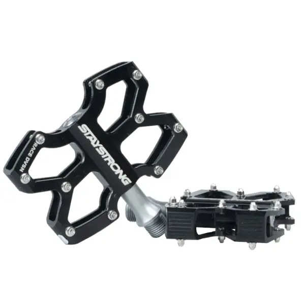 BMX Pedaler Stay Strong Axis Mini Pedale Sort (Sort)