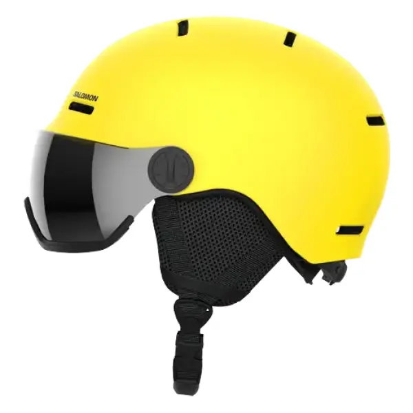 Skihjelm Salomon Orka Visor Junior (S - Yellow)