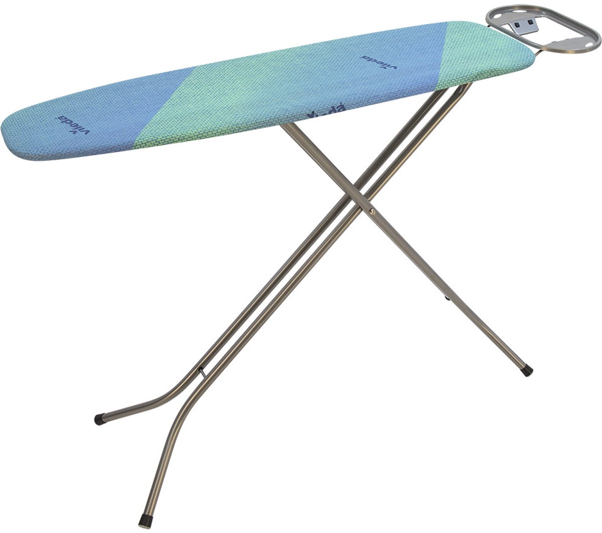 Vileda Universal - Tabla de Planchar Plegable, Altura Regulable, Azul