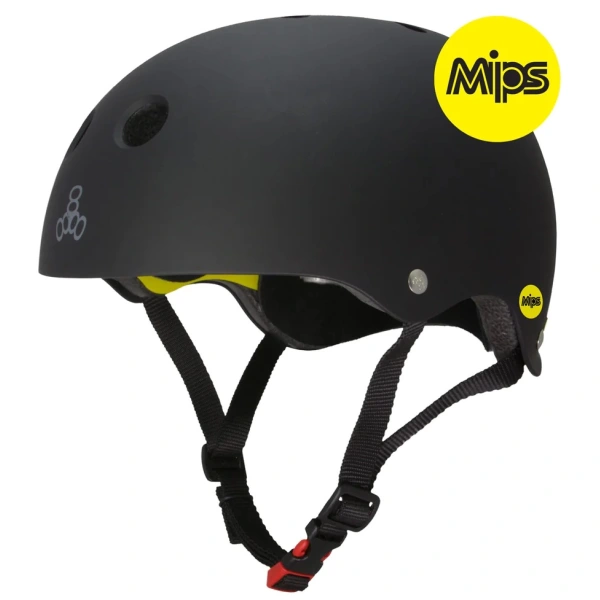 Skaterhjelm Triple Eight Dual Certified MiPS (XS-S - Sort)