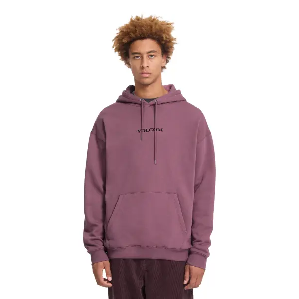 Volcom Stone Pullover Fleece Hættetrøje (M - Orchid)