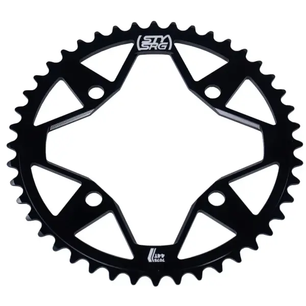 BMX Tandhjul Stay Strong 4-Bolt 7075 Aluminium (Sort - 48T)