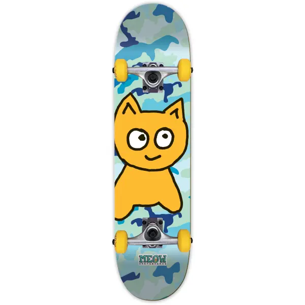 Komplet Skateboard Meow Big Cat (8" - Camo Blue)