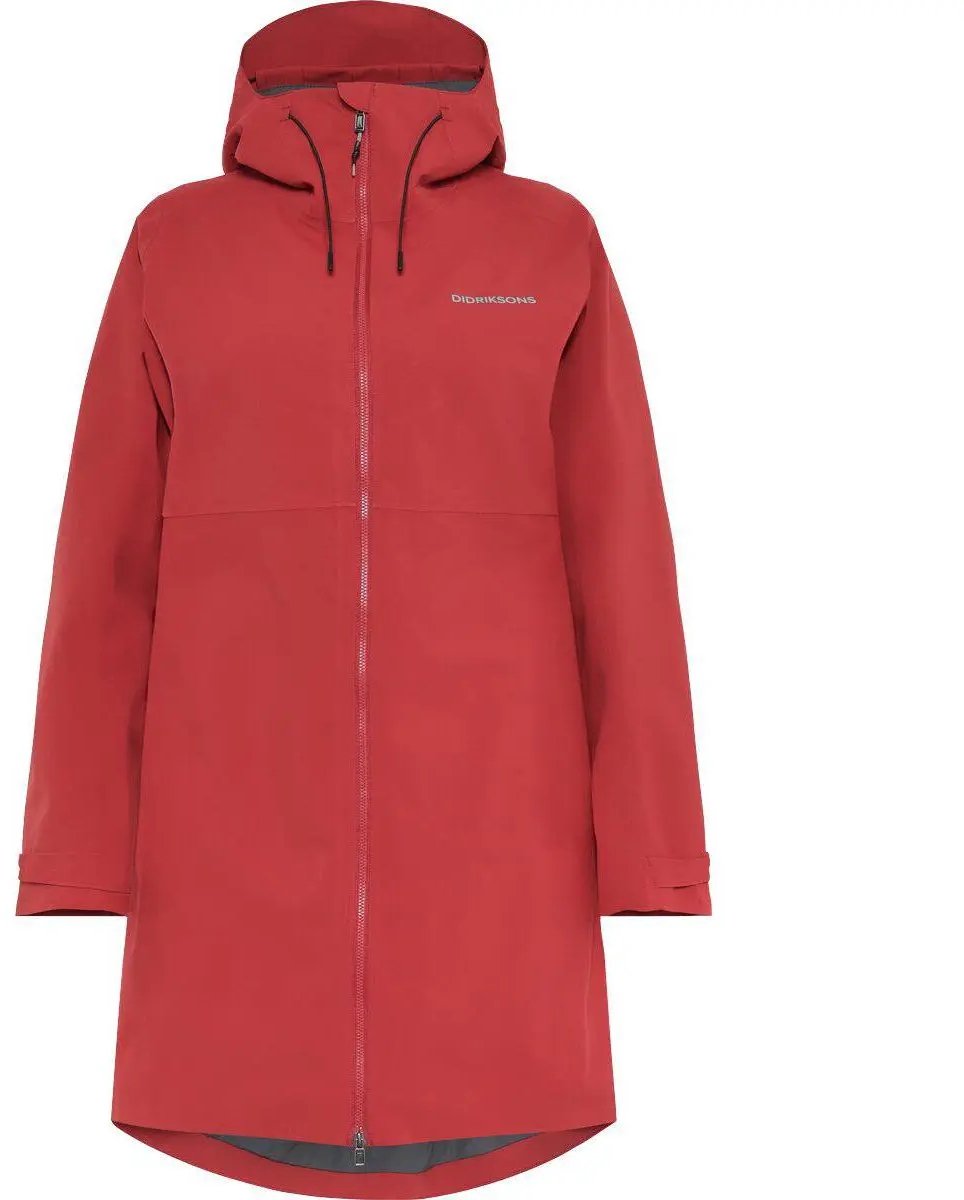 Didriksons Bea, manteau de pluie, femme, spring red