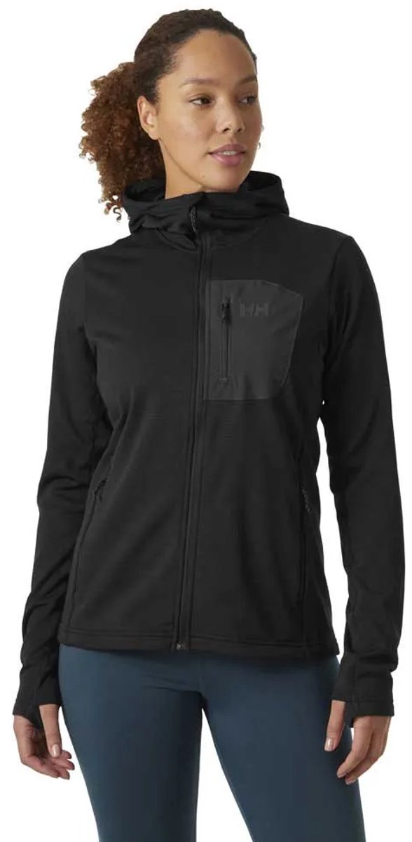 Helly Hansen Versalite Hooded, veste polaire, femme, noir