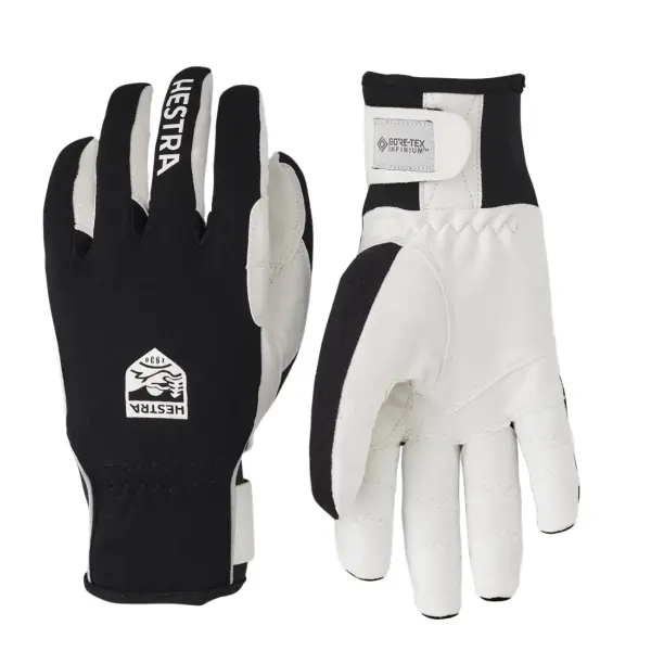 Handsker Hestra XC Ergo Grip Dame (5 - Sort/Hvid)