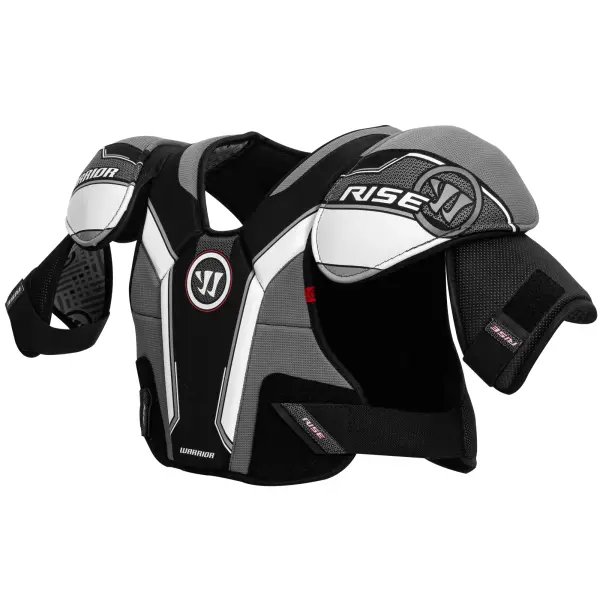 Warrior Rise Junior Hockey Shoulder Pads (L - Musta)