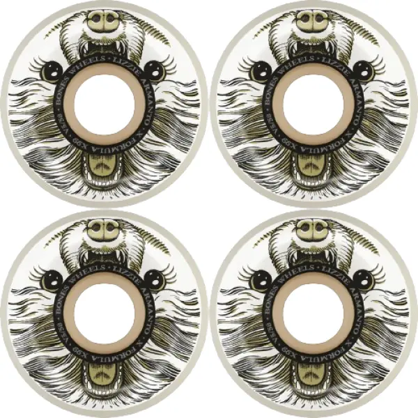 Skeittilaudan Renkaat Bones Lizzy Armanto 4-Pakkaus (58mm - Valkoinen)
