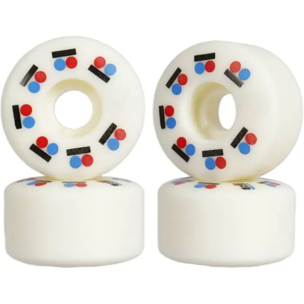 Skateboard Hjul Plan B Iconic 102A 4-Pak (52mm - Hvid)