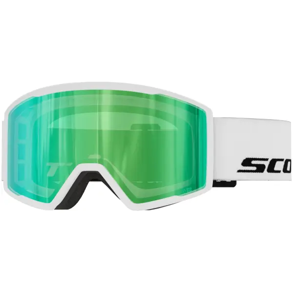 Laskettelulasit Scott Trace Pro (White / Green Chrome S2)