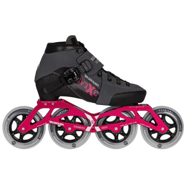 Pikaluistimet Powerslide Triple X Evo (Hot Pink - 34-37)