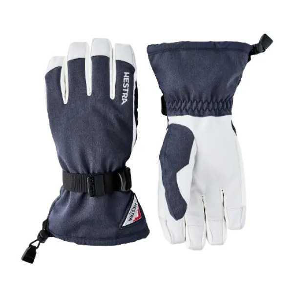 Hestra Powder Gauntlet Suksi Hanskat (6 - Navy/Offwhite)