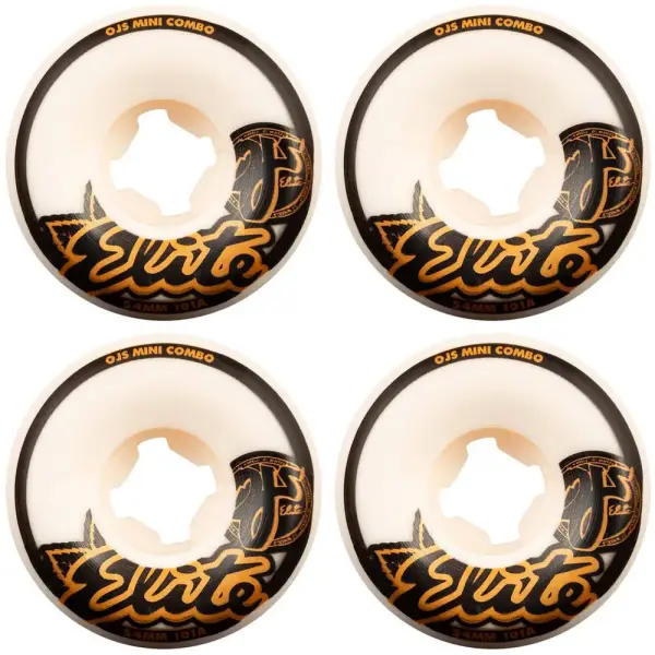 Skeittilaudan Renkaat OJ's Elite Combo 101A 4 Kpl (54mm - Valkoinen)