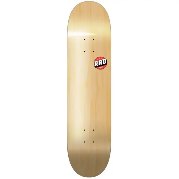 Skeitti Dekki RAD Blank Logo (8.125" - Natural Maple)