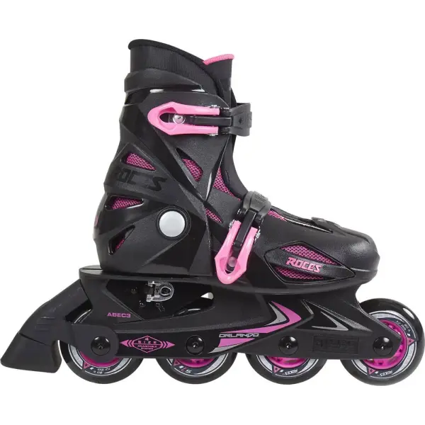 Tyttöjen Rullaluistimet Roces Orlando III (Black/Pink - 25-29)