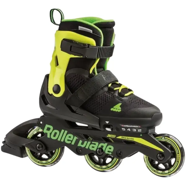 Lasten Rullaluistimet Rollerblade Microblade 3WD (Musta - 28-32)