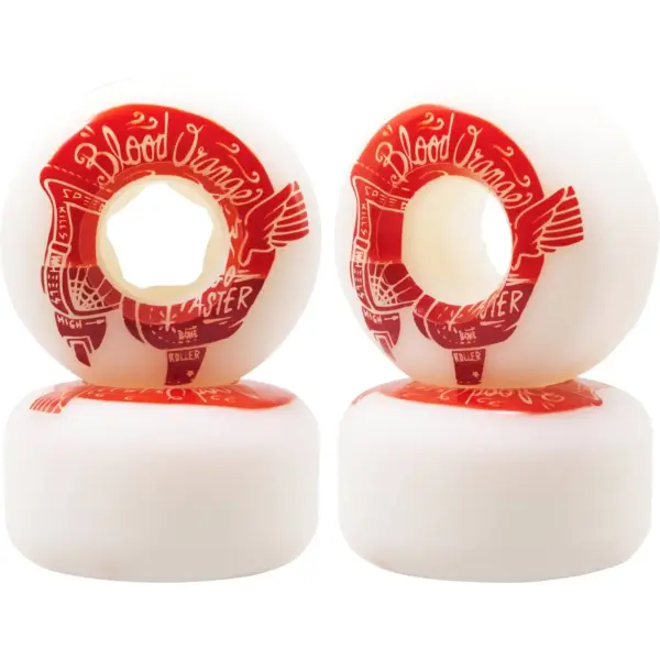 Cruiser Renkaat Blood Orange Street Raw Rounded 99A 4 Kpl (58mm - Punainen)