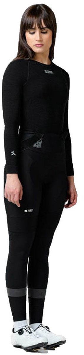 Camiseta interior GOBIK Winter Merino Manga Larga Coal Mujer