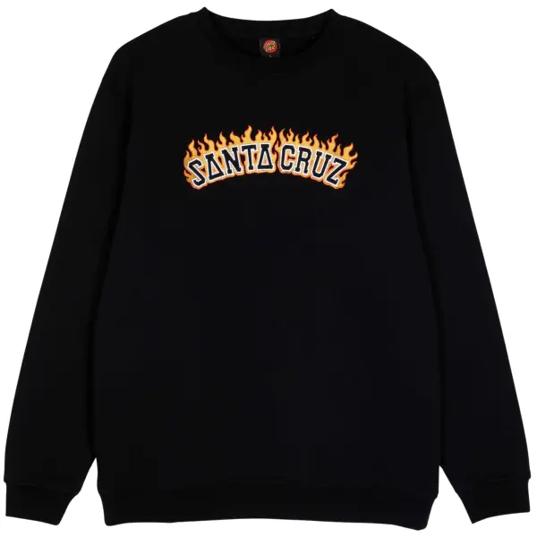 Santa Cruz Burnt Collegiate Crew (L - Musta)