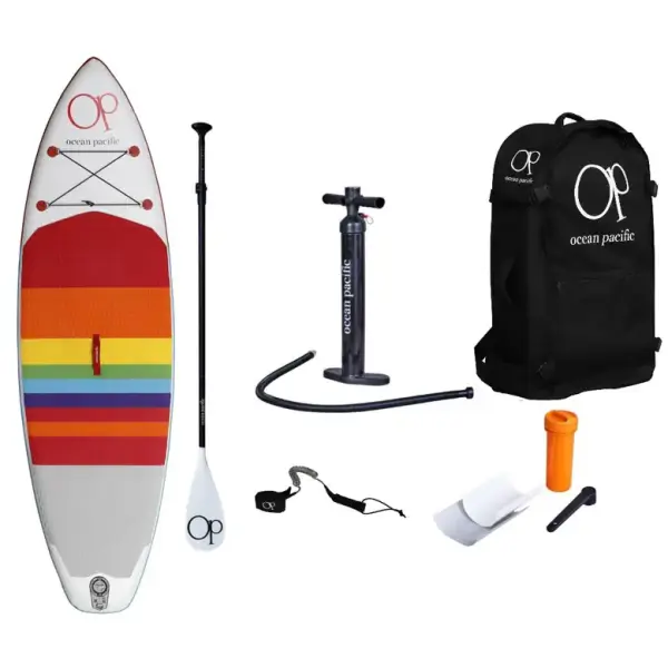 Ocean Pacific Sunset Lite 9'6 Ilmatäytteinen SUP Lauta (Valkoinen)