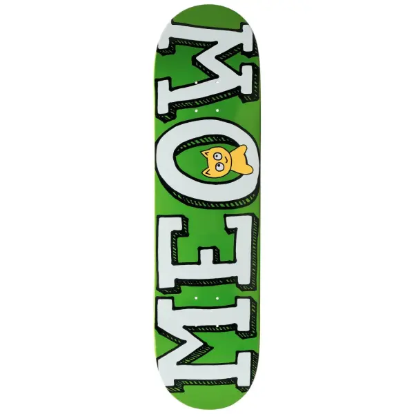 Skeitti Dekki Meow Logo (8.25" - Vihreä)