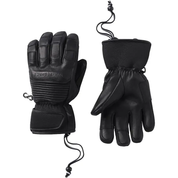 Gloves Whitespace Leather Riding (S-M - Black)