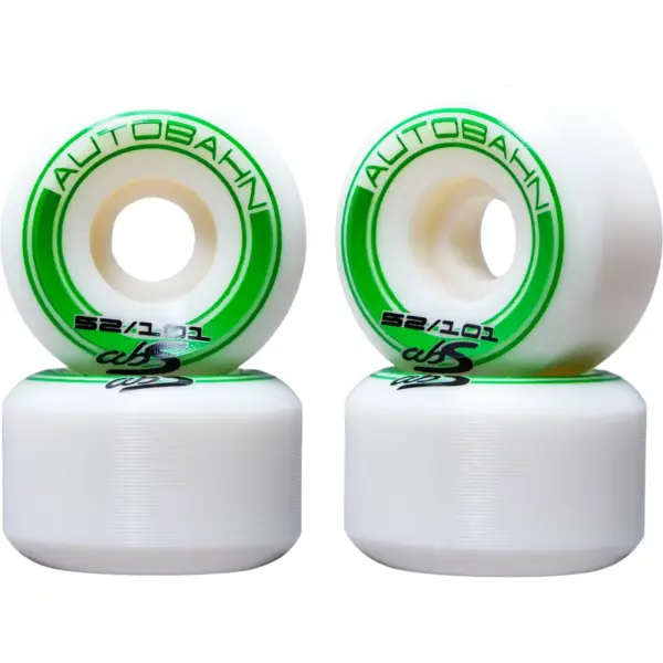 Skateboard Wheels Autobahn GT1 Wide Body 101A 4-Pack (52mm - White)