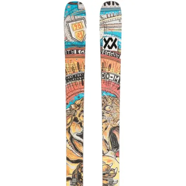 Twintip Sukset Völkl Revolt 90 (168cm - Punainen)