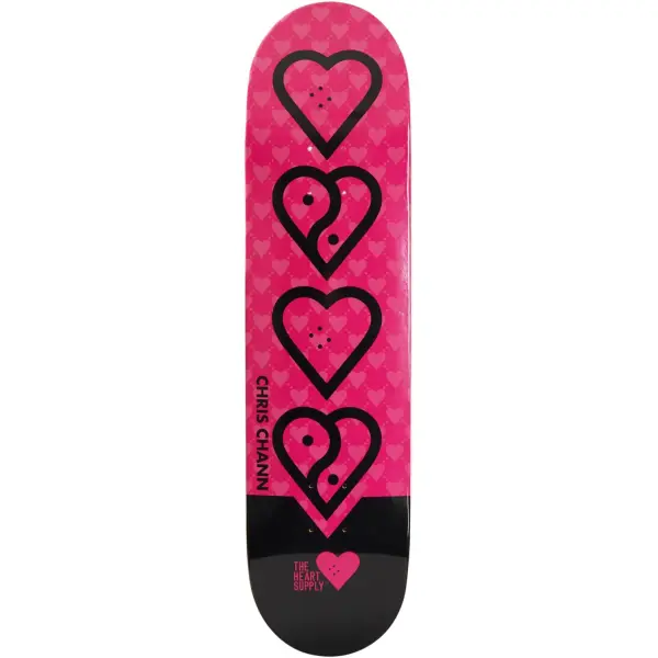 Skateboard Deck Heart Supply Chris Chann Pro (8" - Balance Neon)