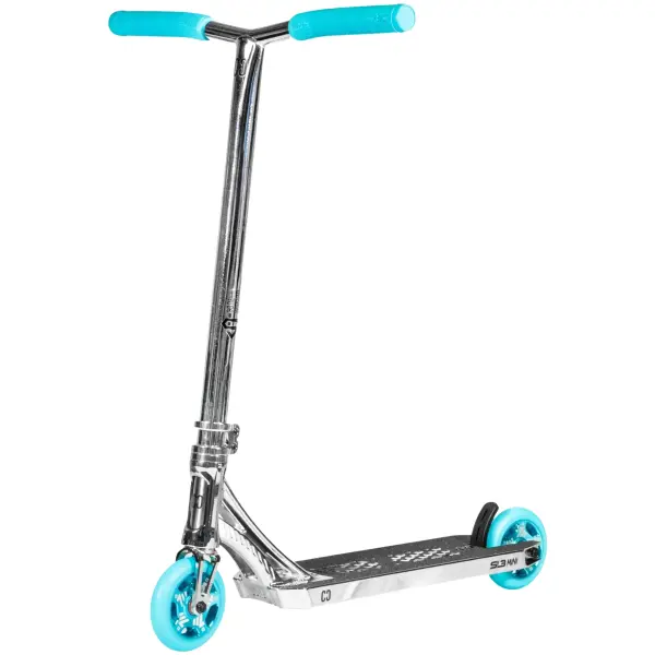 Core SL3 Mini Stunt Scooter (Chrome/Teal)