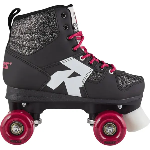 Roller Skates Roces Disco Palace Quad (Glitter Black - 5)